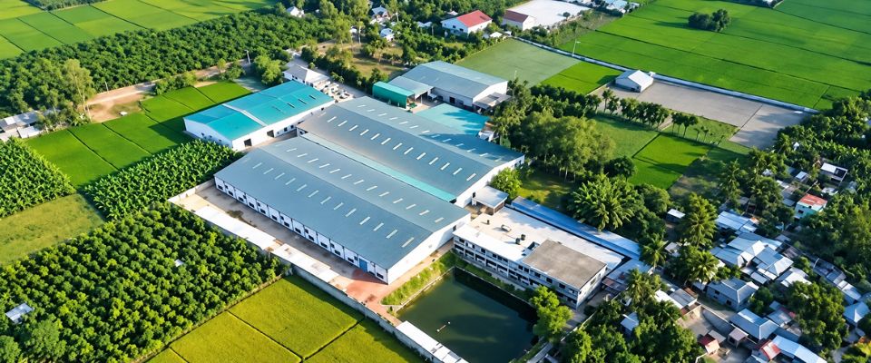 SA Shamim Jute Mills 534.5 Decimals Industrial Campus Drone View Dinajpur